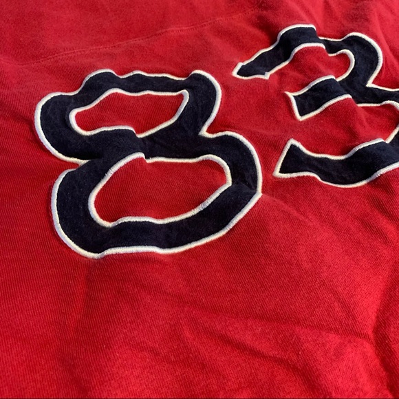 NauticaXL EMBROIDERED Spellout Red L/S Shirt - Picture 8 of 8